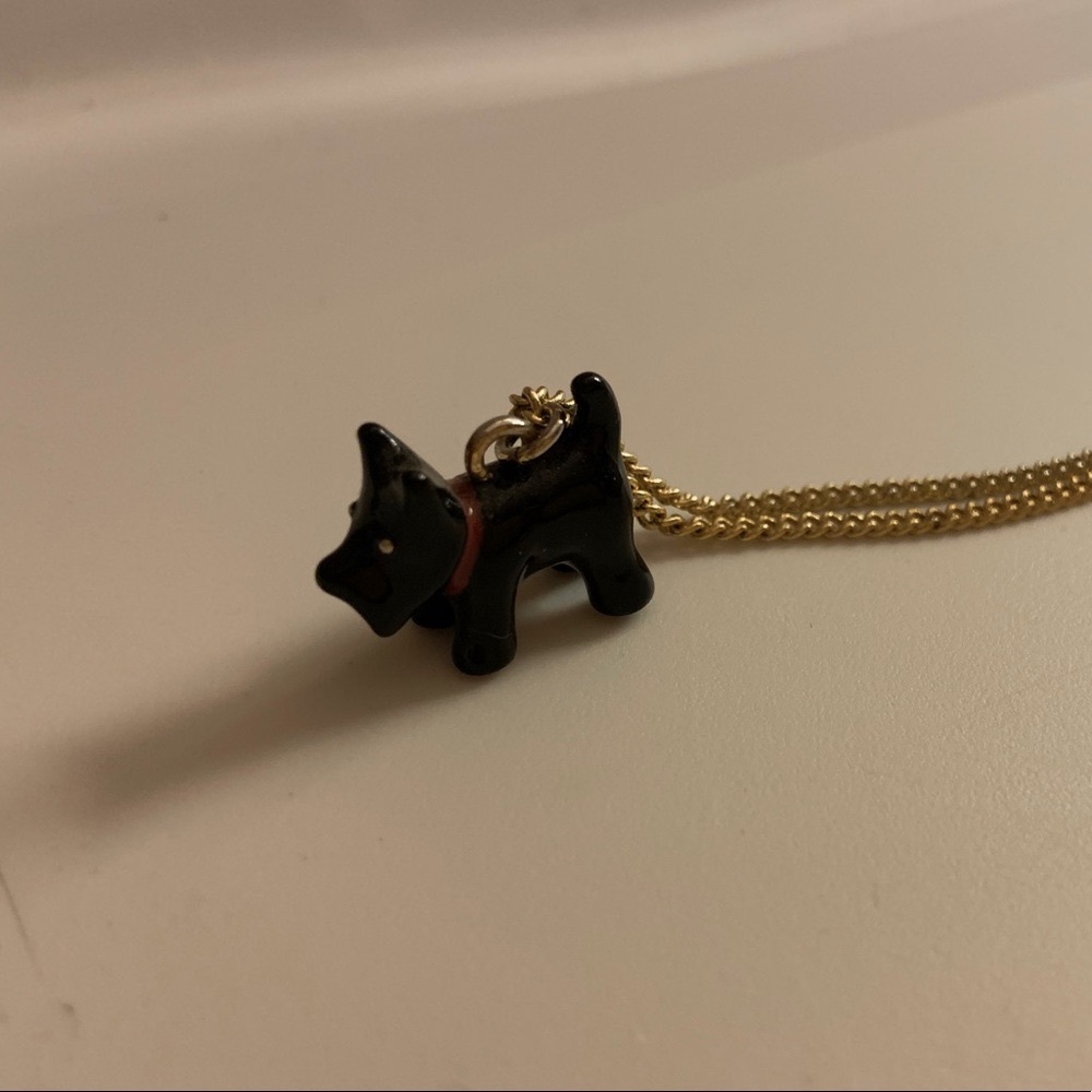 J Crew Dog necklace
